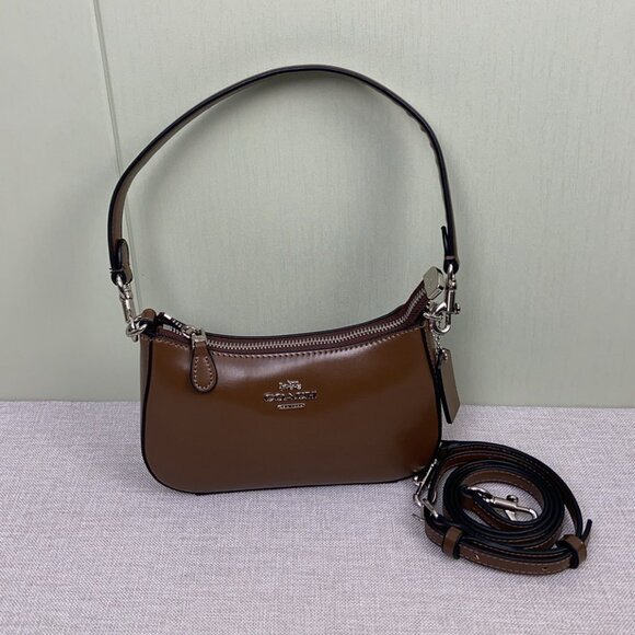 Coach TERI Mini Leather Crossbody Bag - Picture 1 of 9
